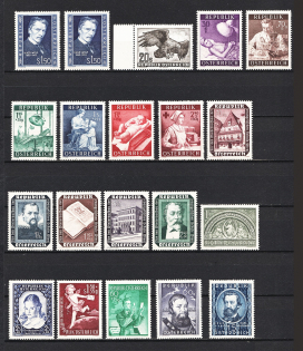 1949-54 Austria Collection (CV $150, Full Sets, MNH/MH)
