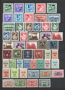 1921-37 Austria Collection (CV $130, Full Sets, MH/MNH)
