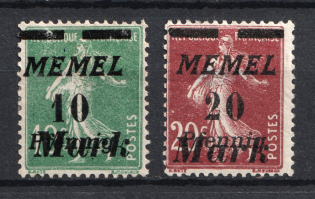 1922 Memel, Germany (Full Set)