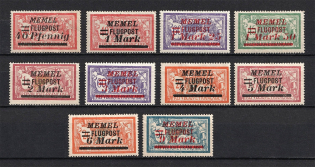1922 Memel, Germany Airmail (Full Set)