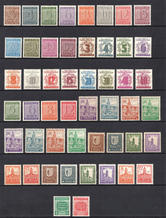 1945-46 West Saxony, Soviet Russian Zone of Occupation, Germany (Full Sets)