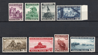 1941 Polish Government in Exile (Full Set, MNH)