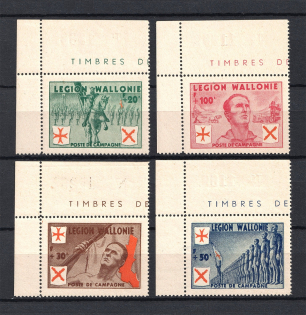 1942 Reich Belgian Wallonia Legion, Germany (Full Set, CV $170, MNH)