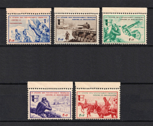 1942 Reich French Legion, Germany (Full Set, MNH)