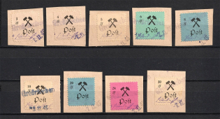 1945 Grossraschen, Local Mail, Soviet Russian Zone of Occupation, Germany (Canceled)