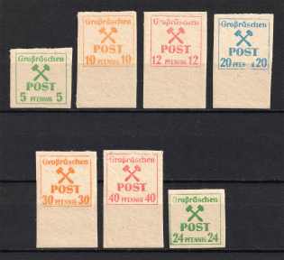 1945 Grossraschen, Local Mail, Soviet Russian Zone of Occupation, Germany (Thick Paper, CV $30)