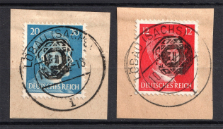 1945 Lobau, Local Mail, Soviet Russian Zone of Occupation, Germany (CV $130, Canceled)
