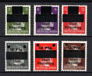 1945 Strausberg, Local Mail, Soviet Russian Zone of Occupation, Germany (Signed, Full Set, CV $240)