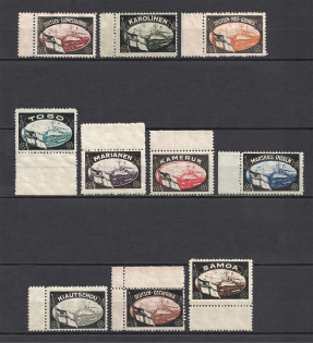 1920 Lost Colonies Propaganda Stamps, Germany (MNH)