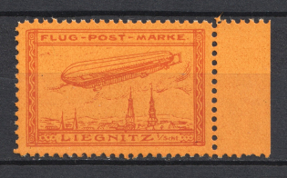 1913 Liegnitz Germany Zeppelin Special Flights (Red, MNH)
