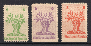 1945 Apolda, Soviet Russian Zone of Occupation,Germany Local Post (Full Set, CV $155)