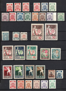 1919-1940 Latvia Complete Collection of Perforated Full Sets (12 Pages, Full Sets, CV $2,500)