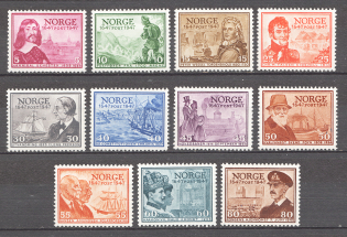 1947 Norway CV 30 EUR (Full Set, MNH)