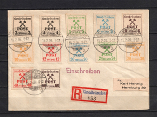 1946 Germany Soviet Russian Occupation Zone Grossraschen Local Issues R cover