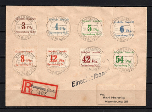 1946 Germany Soviet Russian Occupation Zone Spremberg Local Issues R cover CV 50 EUR