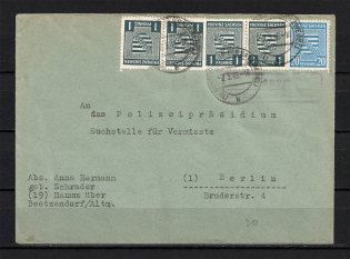 1946 Germany Soviet Russian Occupation Zone Beetzendorf cover