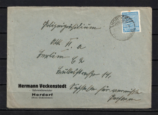 1946 Germany Soviet Russian Occupation Zone Hordorf cover