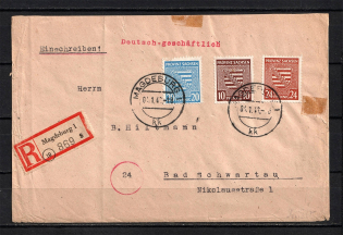1946 Germany Soviet Russian Occupation Zone Magdeburg R cover