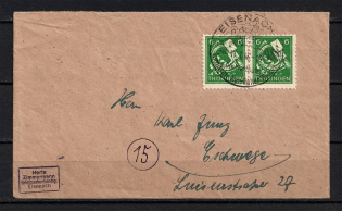 1946 Germany Soviet Russian Occupation Zone Eisenach Thuringen Cover
