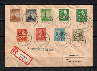 1946 Germany Soviet Russian Occupation Zone Welmar Thuringen R cover CV 110 EUR