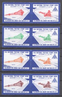 1962 New York ASDA Postage Stamp Show (Mercury Inverted, Print Error, MNH)