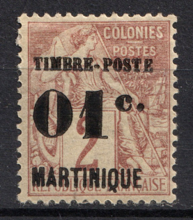 1891 01c Martinique, French Colonies (Full Set, CV $10)
