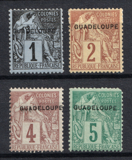 1891 Guadeloupe, French Colonies (CV $20)