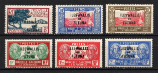 1939-40 Wallis & Futuna Islands, French Colonies (CV $10)