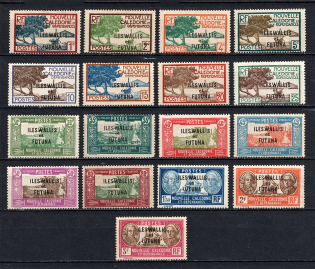 1930-38 Wallis & Futuna Islands, French Colonies (CV $20)