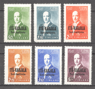 1942 Karelia Finnish Occupation (Full Set, MNH)