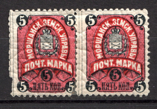 1889 5k Morshansk Zemstvo, Russia (Schmidt #22, Pair)