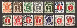 1921 Germany Danzig Gdansk (CV $20, Full Set)