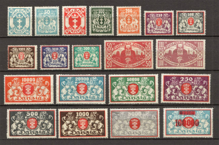 1923 Germany Danzig Gdansk (Full Sets)