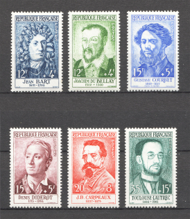 1958 France (CV $10, Full Set)