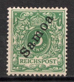 1900 Samoa German Colony 5 Pf