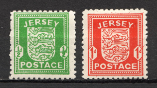1941-42 Germany Occupation of Jersey (Full Set, CV $20)