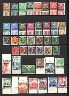 1940-41 Germany Occupation of Luxembourg (Full Sets)