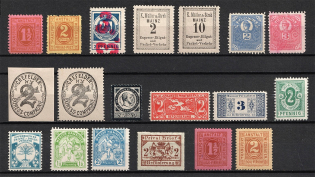 1886-1900 Courier Post, Germany (Group of Stamps, Full Sets)