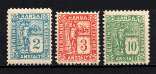 1886 Berlin Courier Post, Germany (Full Set)