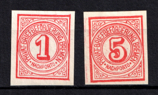 1899 Bremen Courier Post, Germany (CV $30)