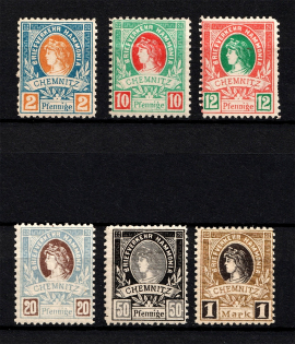 1887 Chemnitz Courier Post, Germany (Full Set, CV $20)