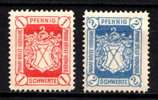 1887 Schwerte Courier Post, Germany (CV $25)