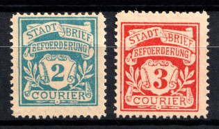 1897 Spandau Courier Post, Germany (CV $40)