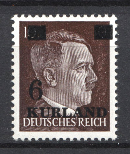 1945 6/10pf Occupation of Kurland, Germany (CV $40, MNH)