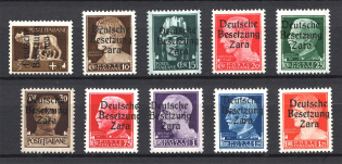 1943 Occupation of Zadar, Germany (75c SHIFTED Ovp, CV $340, Signed, MNH)