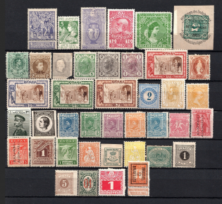 Austria Romania Greece Serbia Switzerland (Group of Stamps)