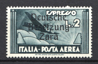 1943 2L Occupation of Zadar, Germany (CV $70, Signed, MNH)