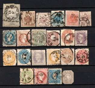 1850-80 Austria (Group of Stamps, Canceled)