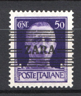 1943 50c Occupation of Zadar, Germany (Broken Lines, Signed, MNH)
