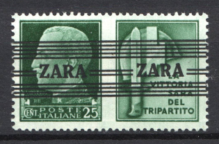 1943 25c Occupation of Zadar, Germany (CV $45, Signed, MNH)